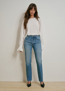 The Jen Mid Rise Slim Straight | Oslo