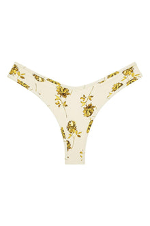 Added Coverage Lulu Bikini Bottom | Gold Filigree