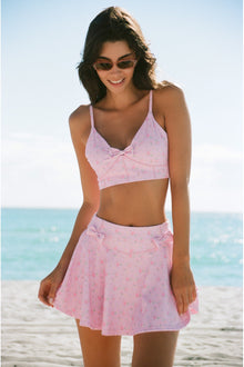 Corene Floral Active Skort | Ibiza Sunset