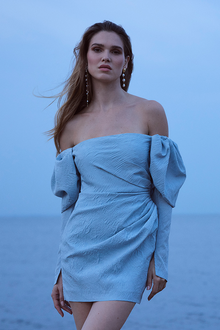Bianca Dress | Powder Blue