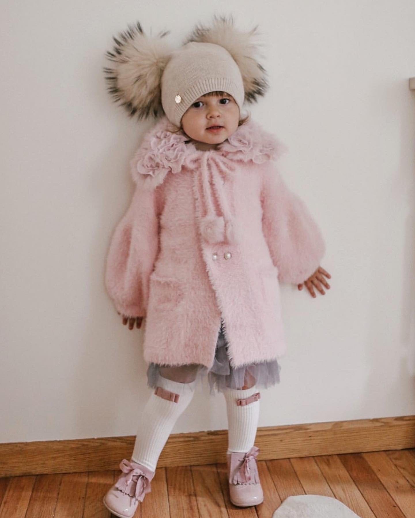 Milana Rose Sweater Coat - Petite Maison Kids