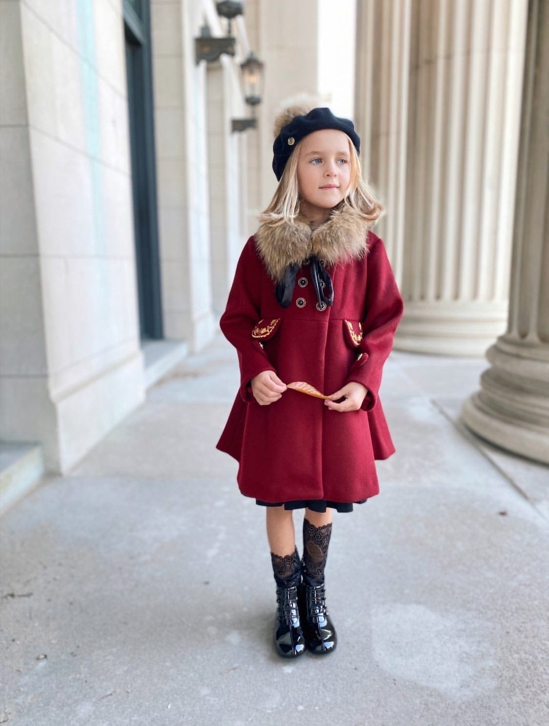 The Empress Wool Coat - Petite Maison Kids