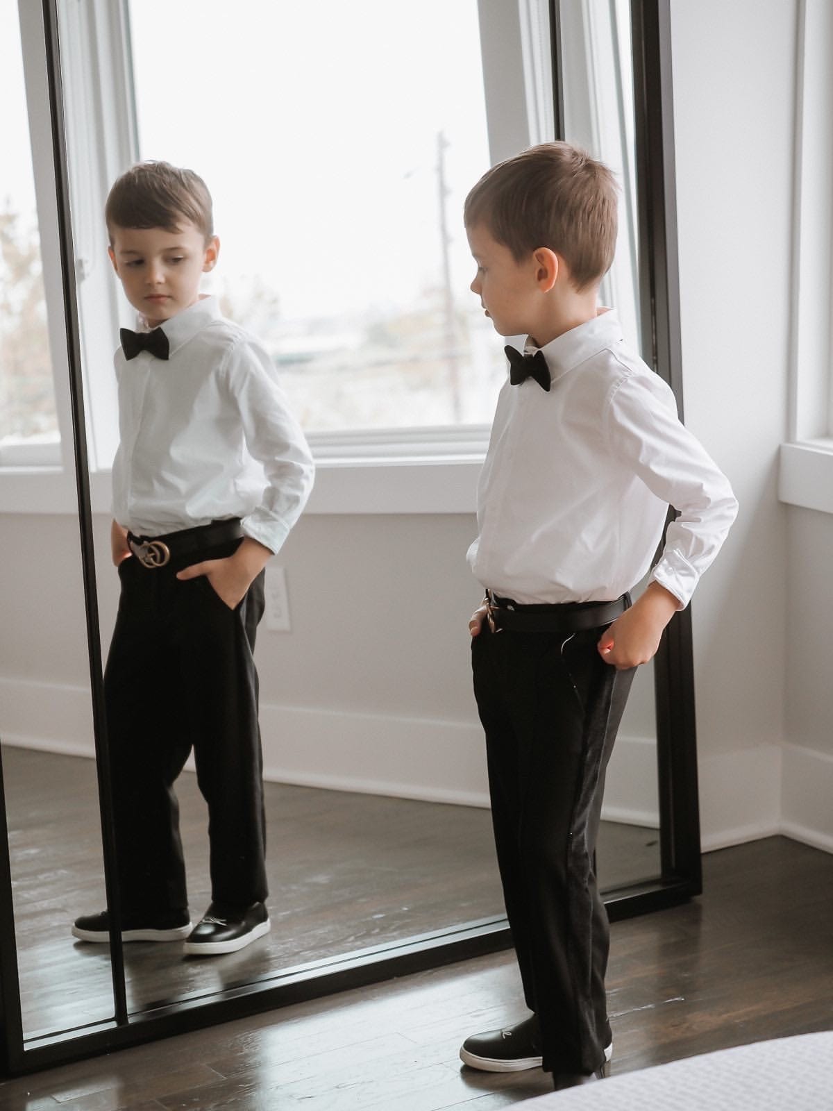 Tuxedo Shirt and Pants Set - Petite Maison Kids