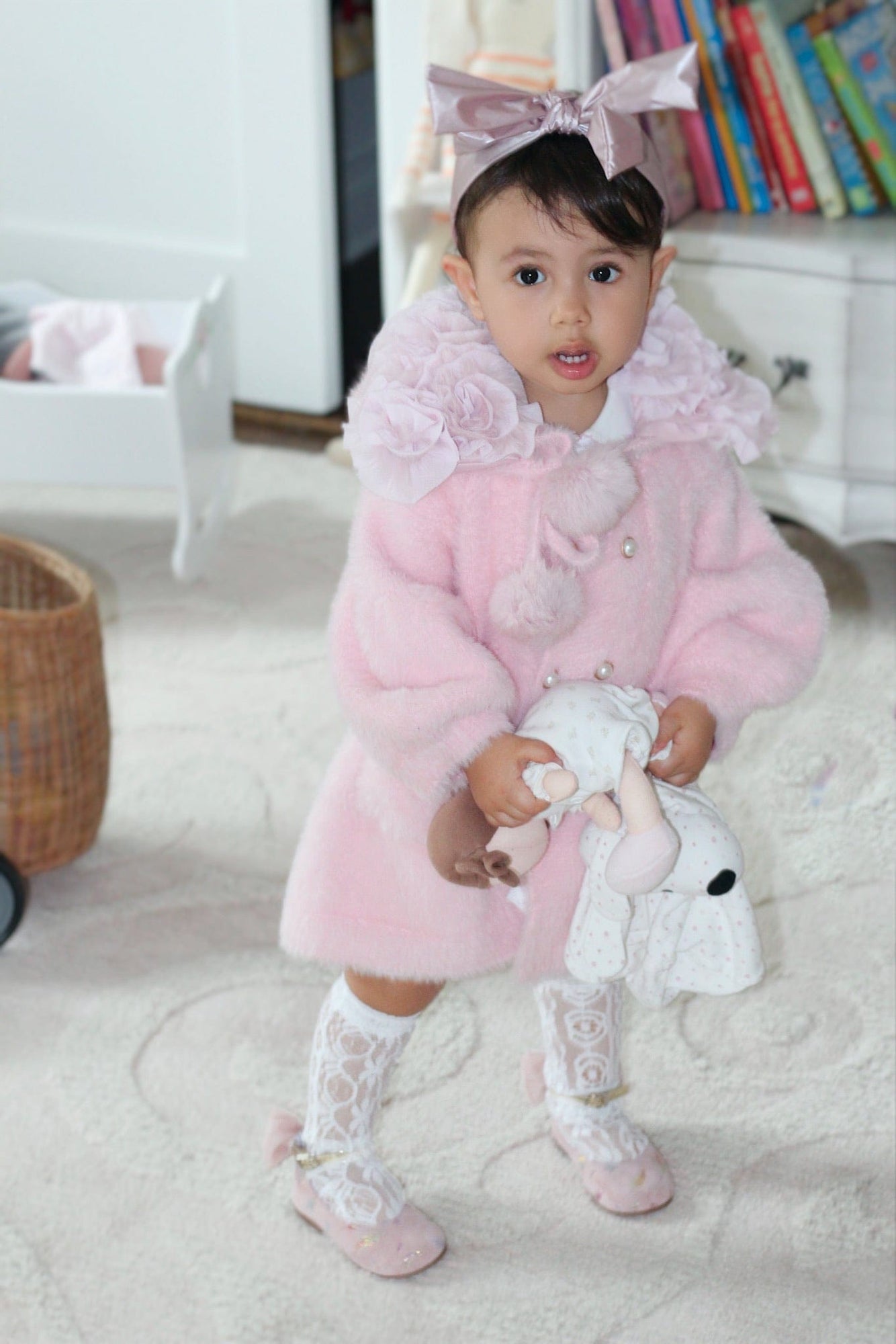 Milana Rose Sweater Coat - Petite Maison Kids