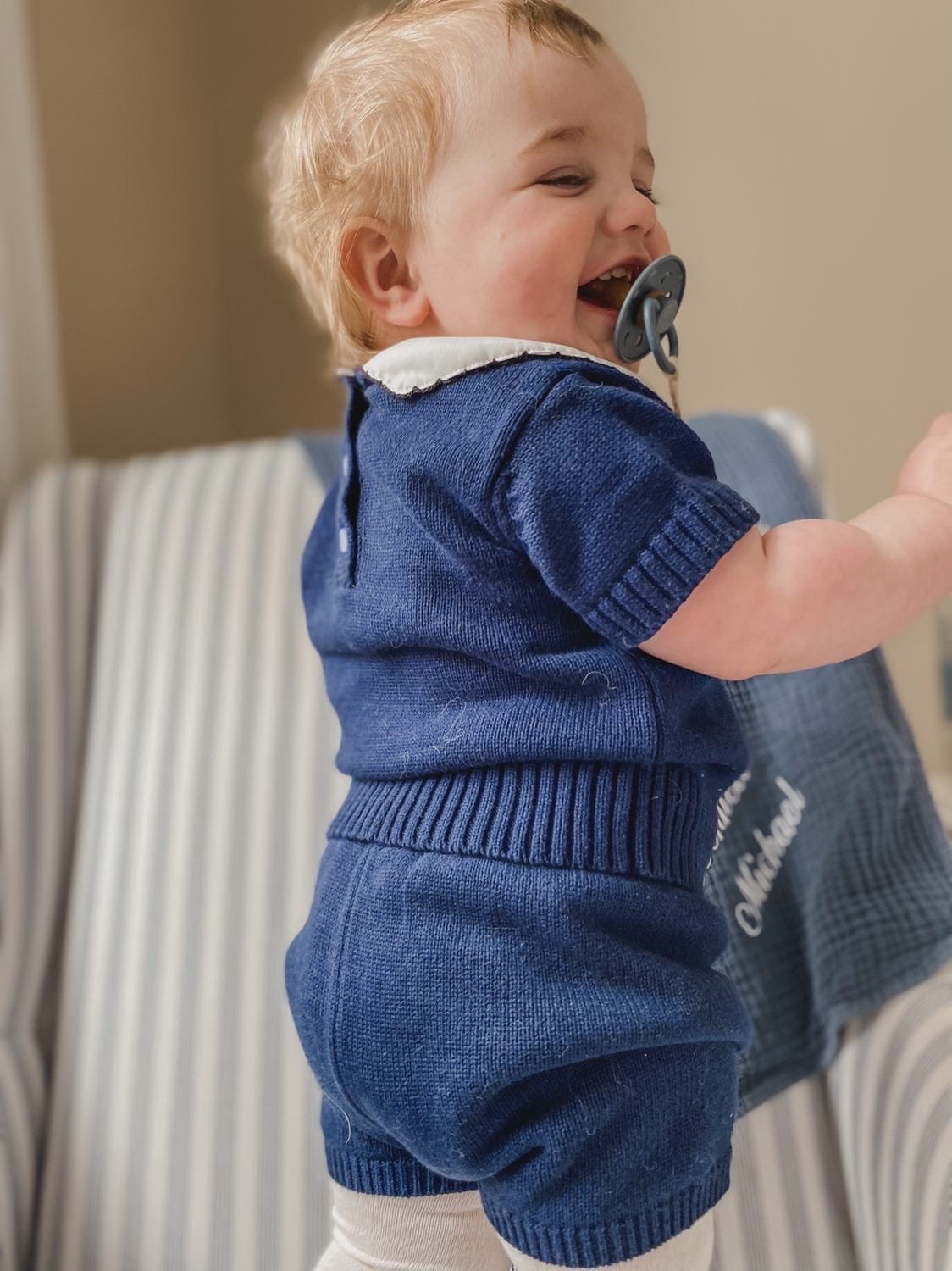 Billie Navy Top and Shorts Set - Petite Maison Kids