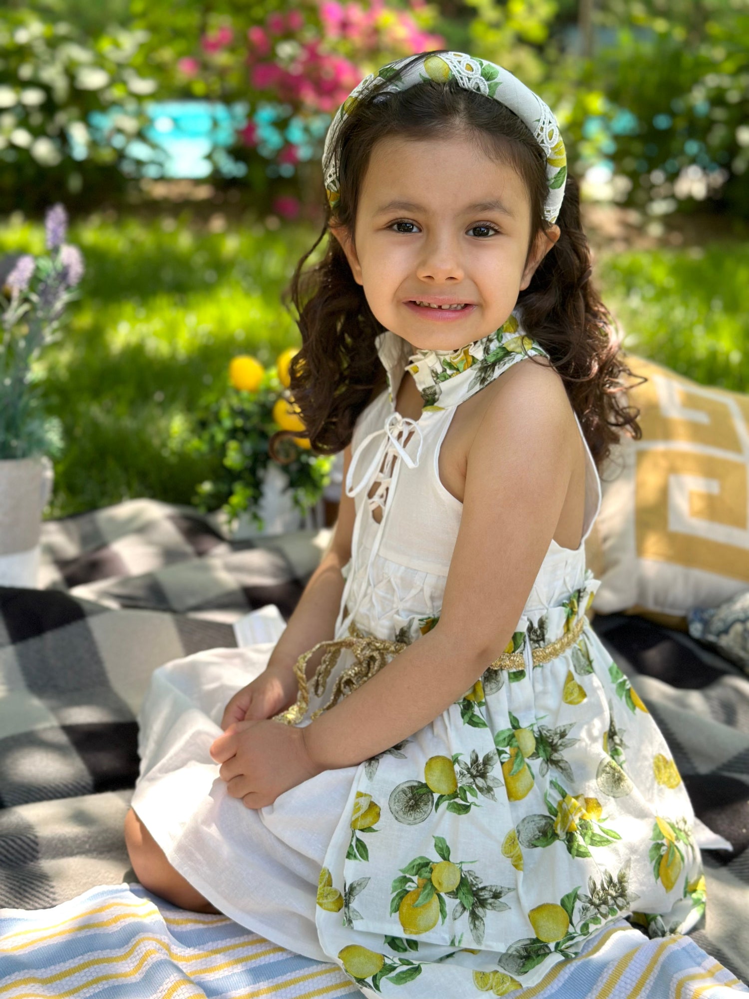 Amalfi Lemon Dress | Lemon Print