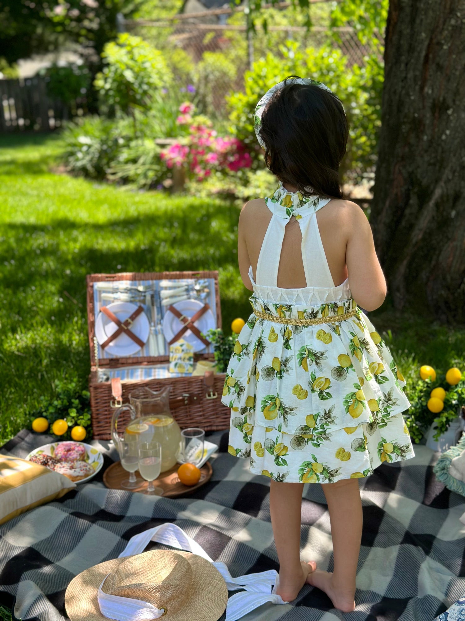 Amalfi Lemon Dress | Lemon Print