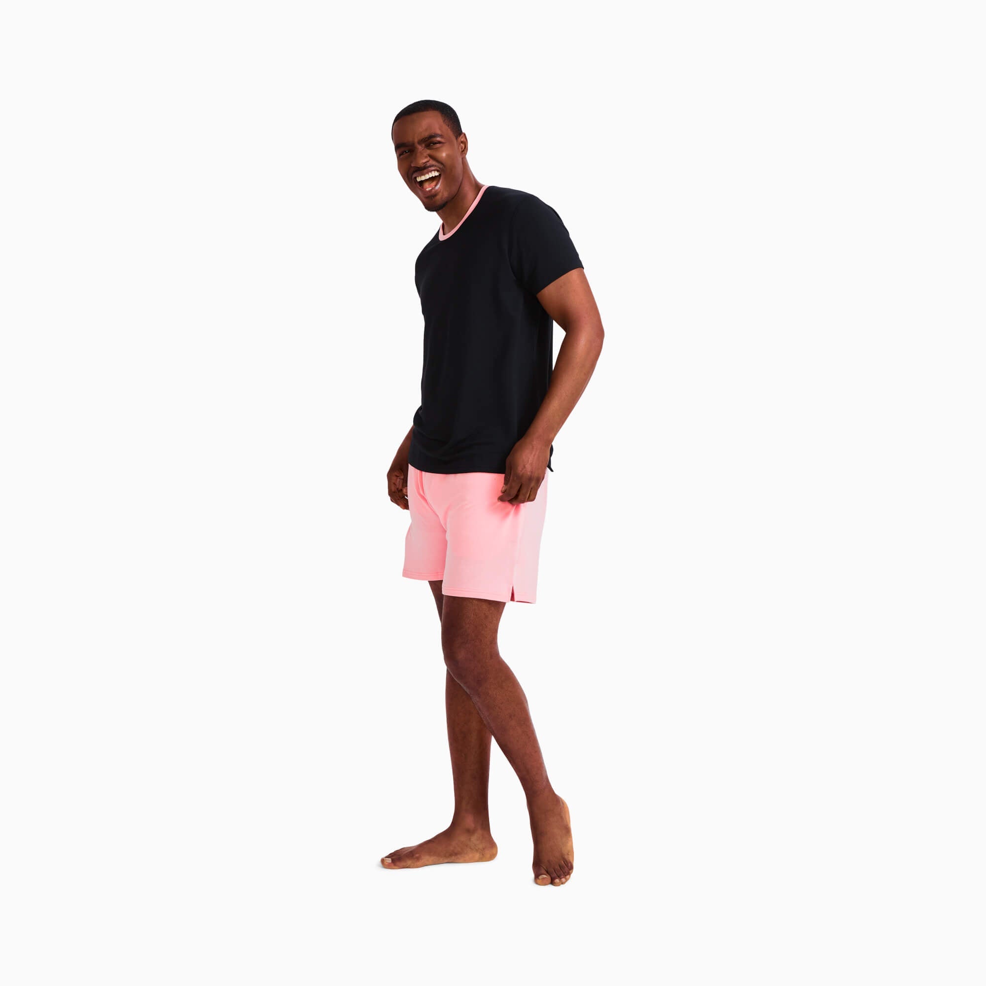 Modal Boxer Lounge Shorts | Boxers with Pockets | Flamingo/Taffy