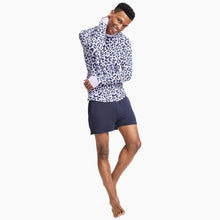 Modal French Terry House Shorts | Navy/Mint