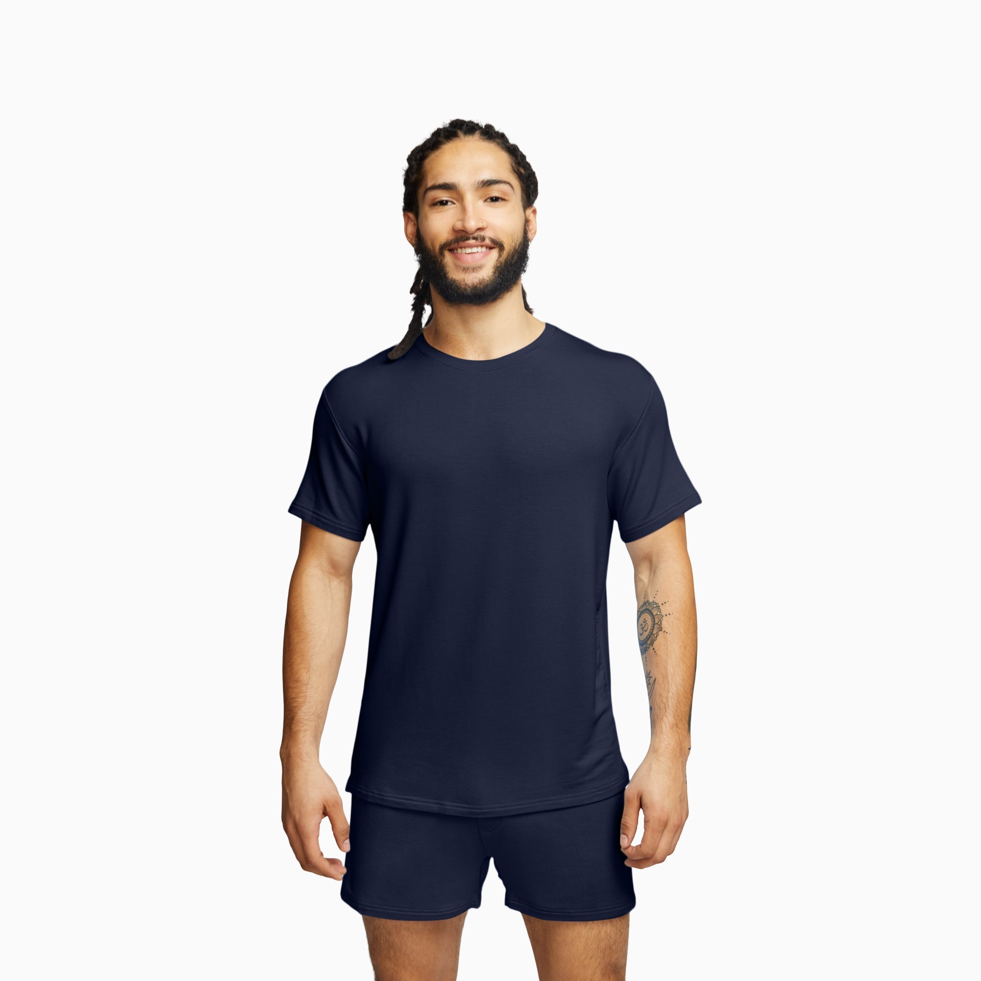 Modal Boxer Lounge Shorts | Boxers with Pockets | Navy