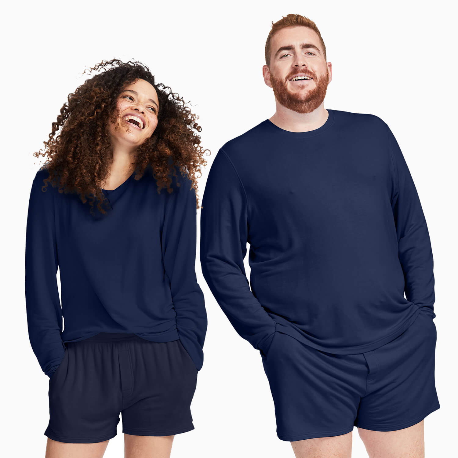 Modal French Terry House Shorts | Navy