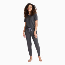 Modal French Terry Lounge Tee | Gray/Lavender