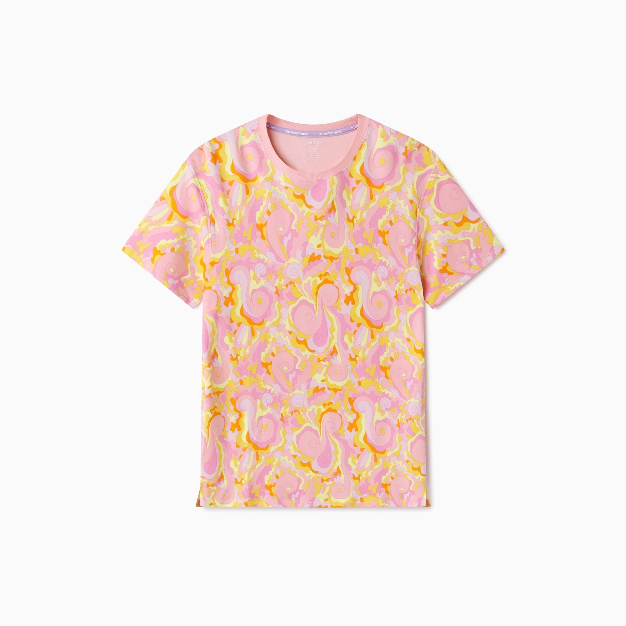 Modal French Terry Lounge Tee | Groovy Swirl