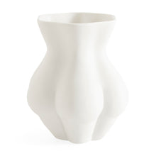 kiki's derriere vase with flowers - side view