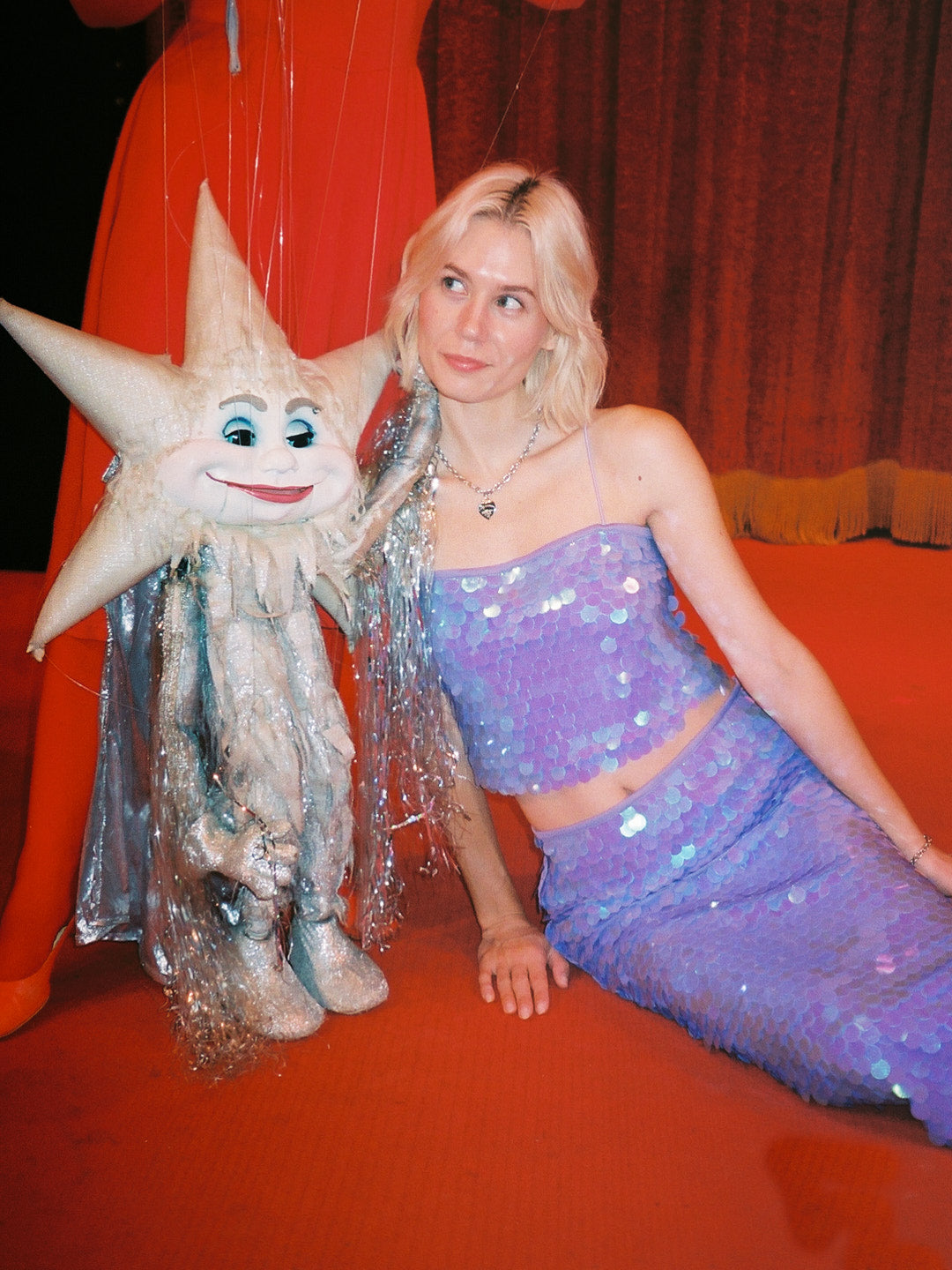 Perri Top | Lilac Paillette