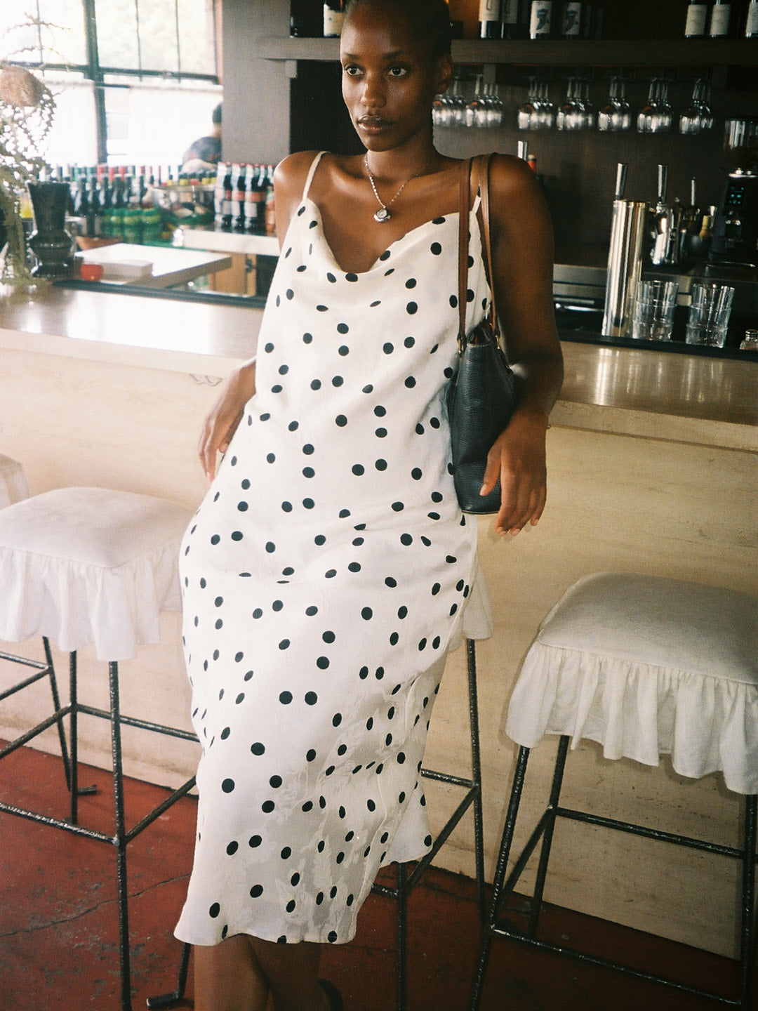 Griffin Dress | White Dot