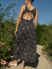 Maya Dress | Rose Dot Black