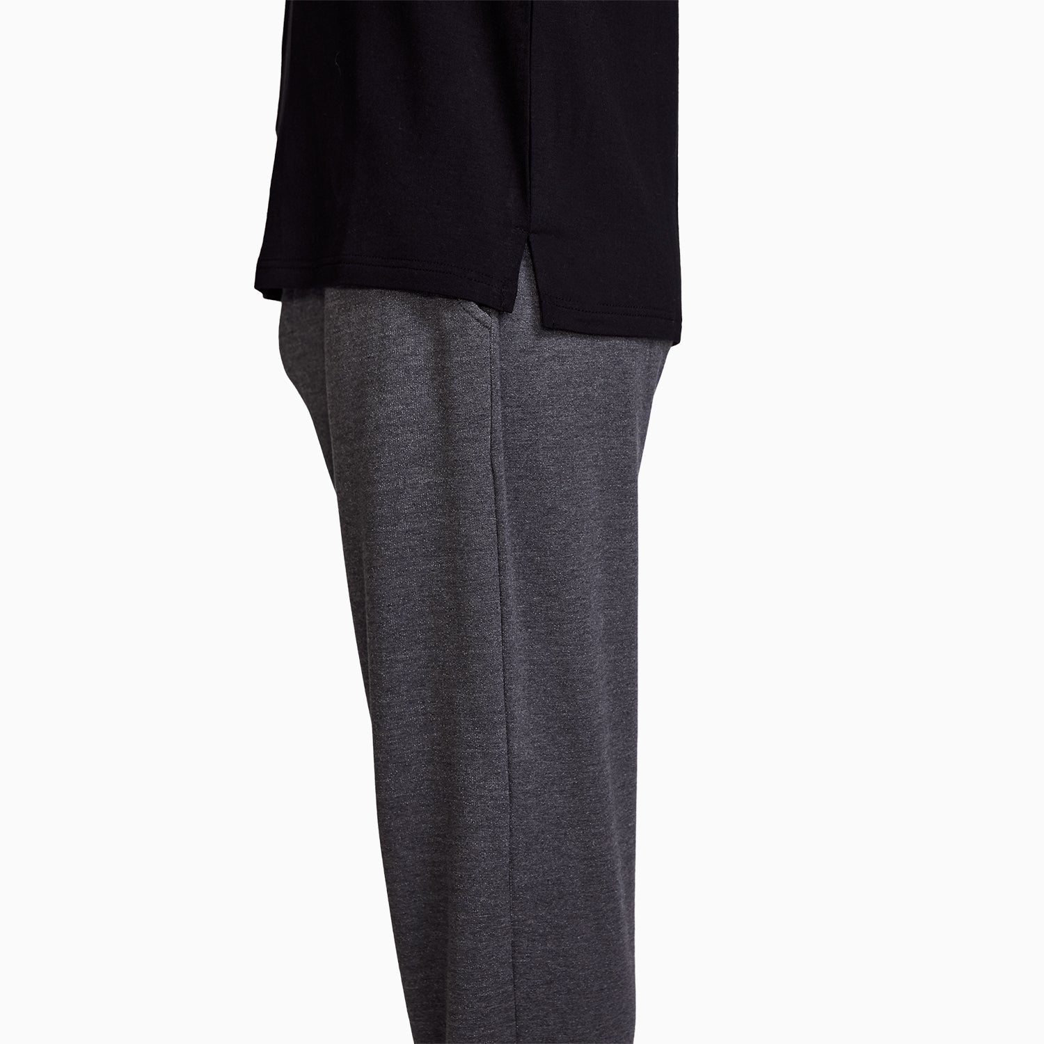 Modal French Terry Long House Shorts | Gray/Black