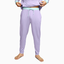 Modal French Terry Long House Shorts | Lavender/Mint