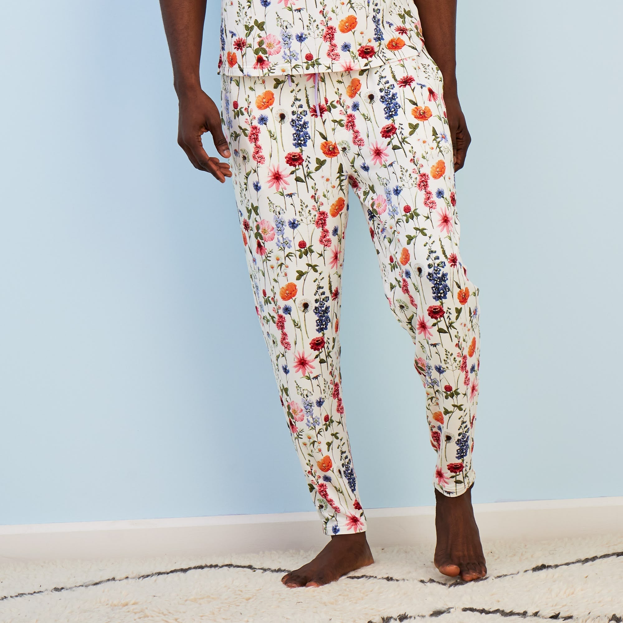 Modal French Terry Long House Shorts | Bouquet