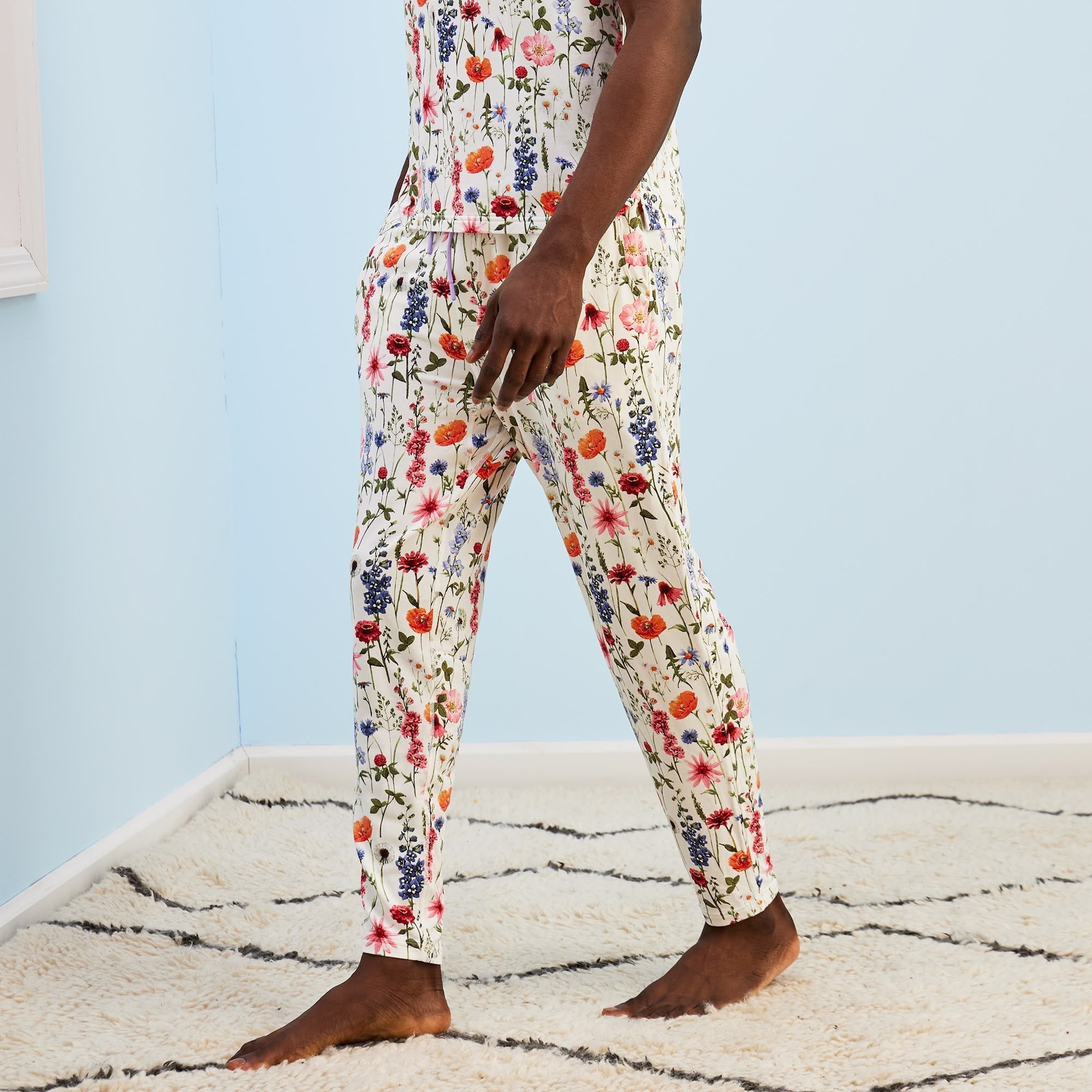 Modal French Terry Long House Shorts | Bouquet