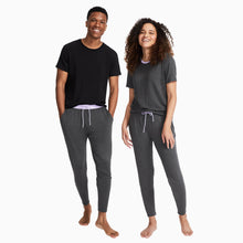 Modal French Terry Long House Shorts | Gray/Lavender