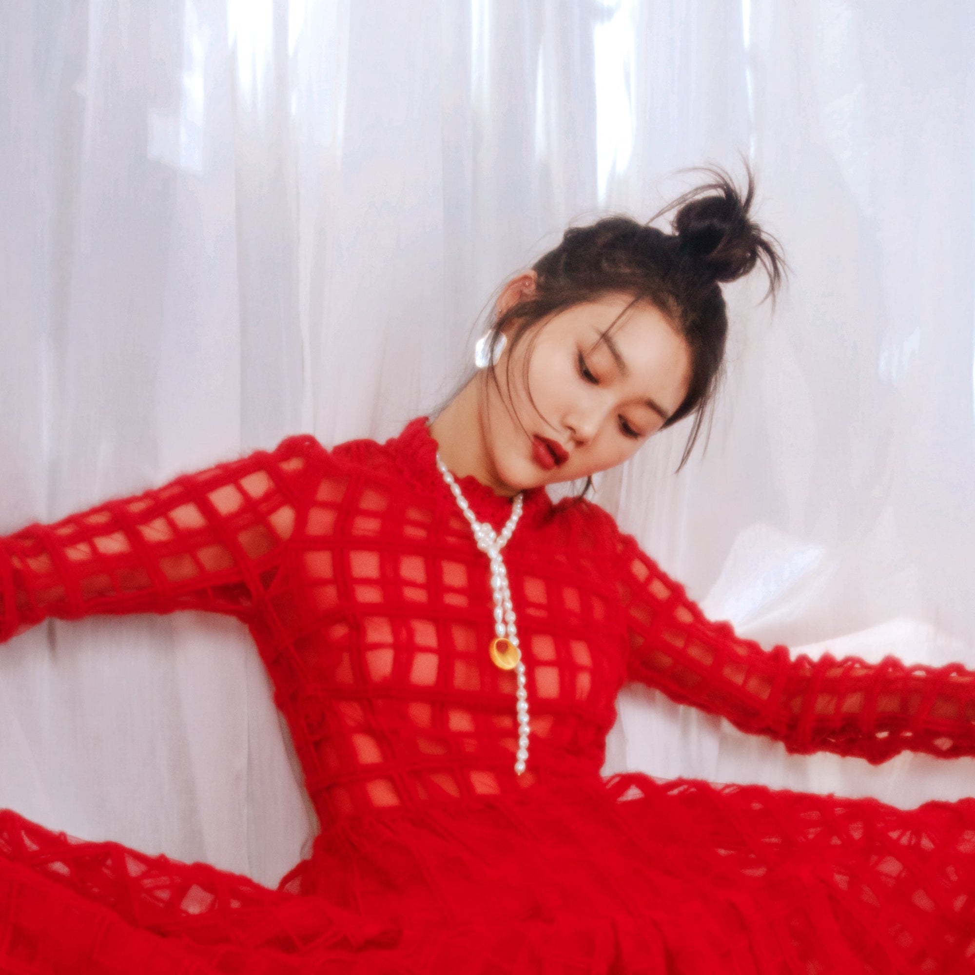 Drew Earrings | Silver | Mother of Pearl