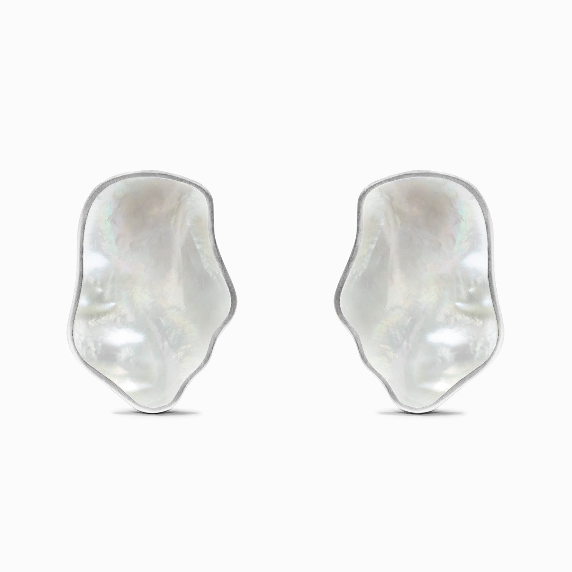 Drew Earrings | Silver | Mother of Pearl