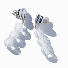 Heart Mini Earrings | Silver | Glass Beads