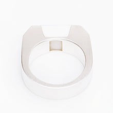 Syd Ring | Silver | White Agate