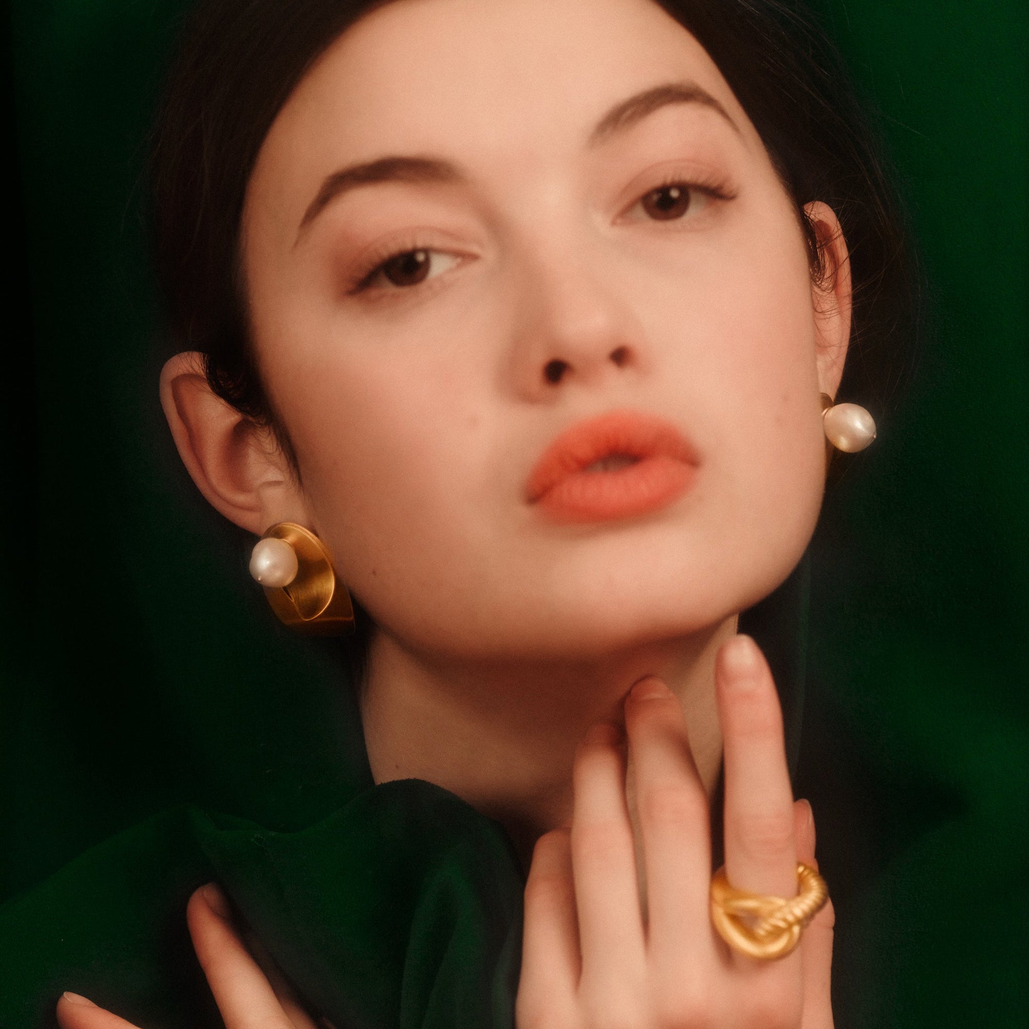 Yoko Earrings | 18K Gold Plated | Freshwater Pearls