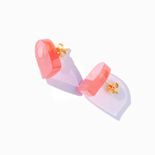 Pietra Earrings | 18K Gold Plated | Coral