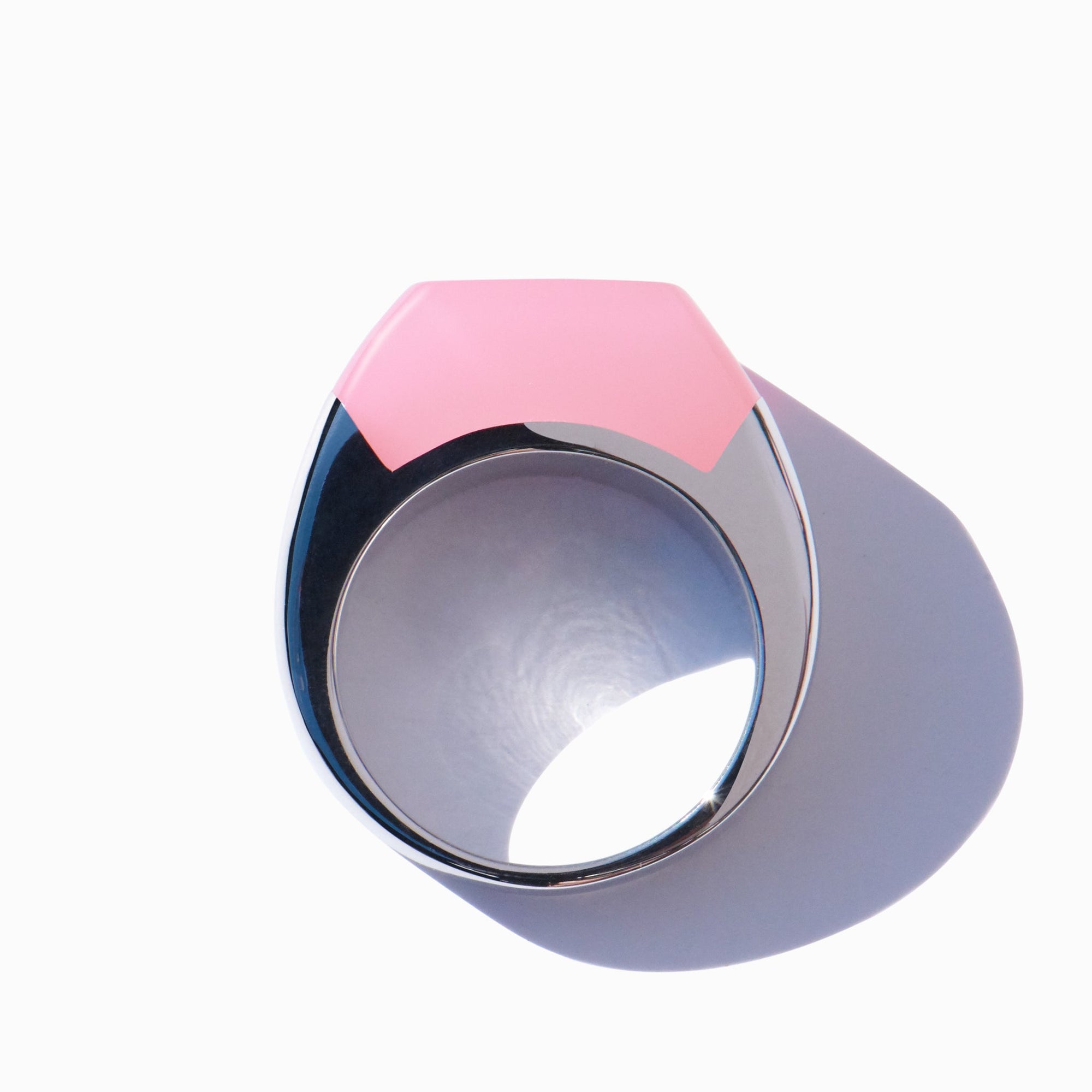 Sello Ring | Silver | Pink