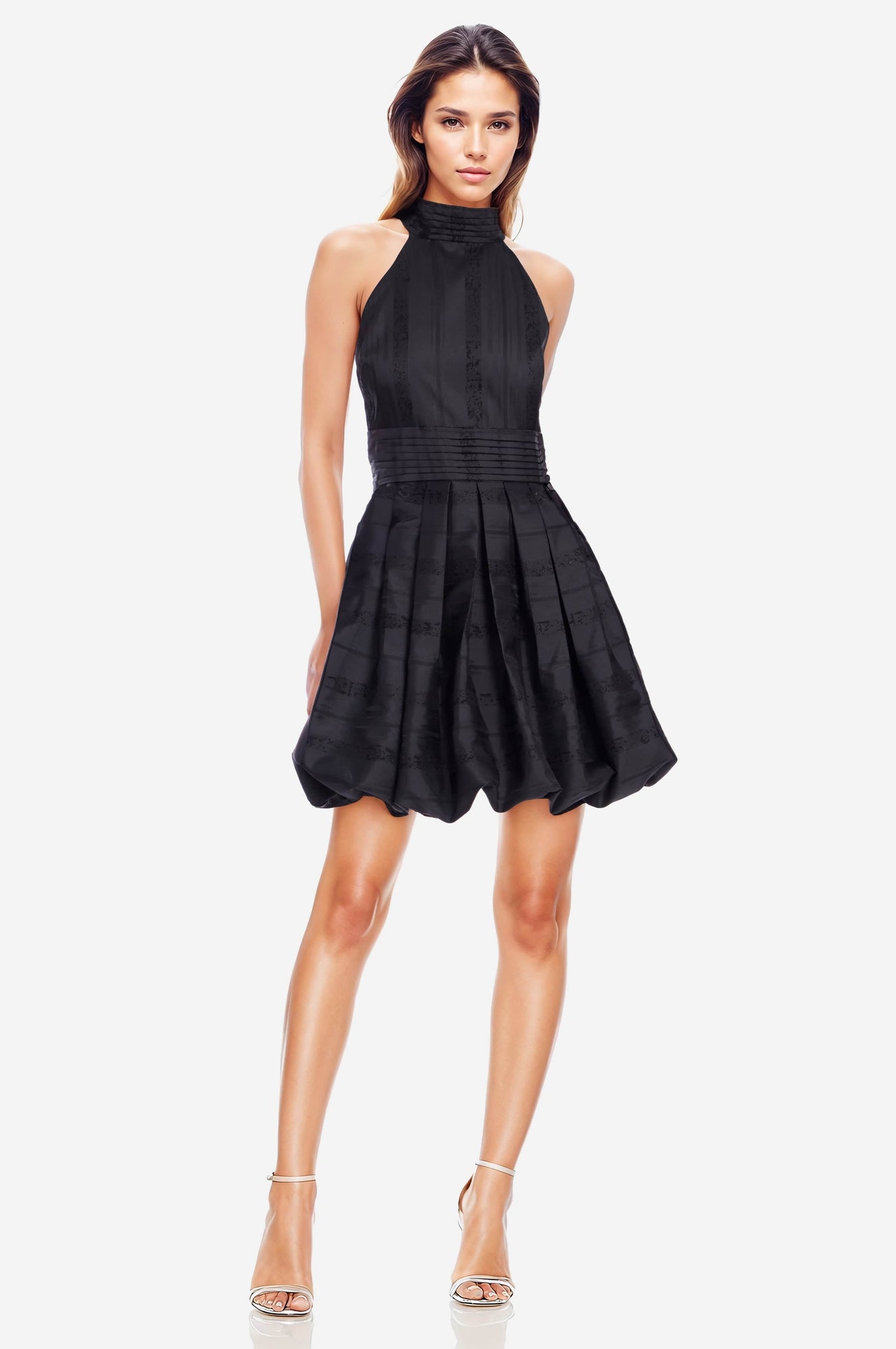 ONE33 SOCIAL | The Finley Black Tuxedo Mini Cocktail Dress | Black