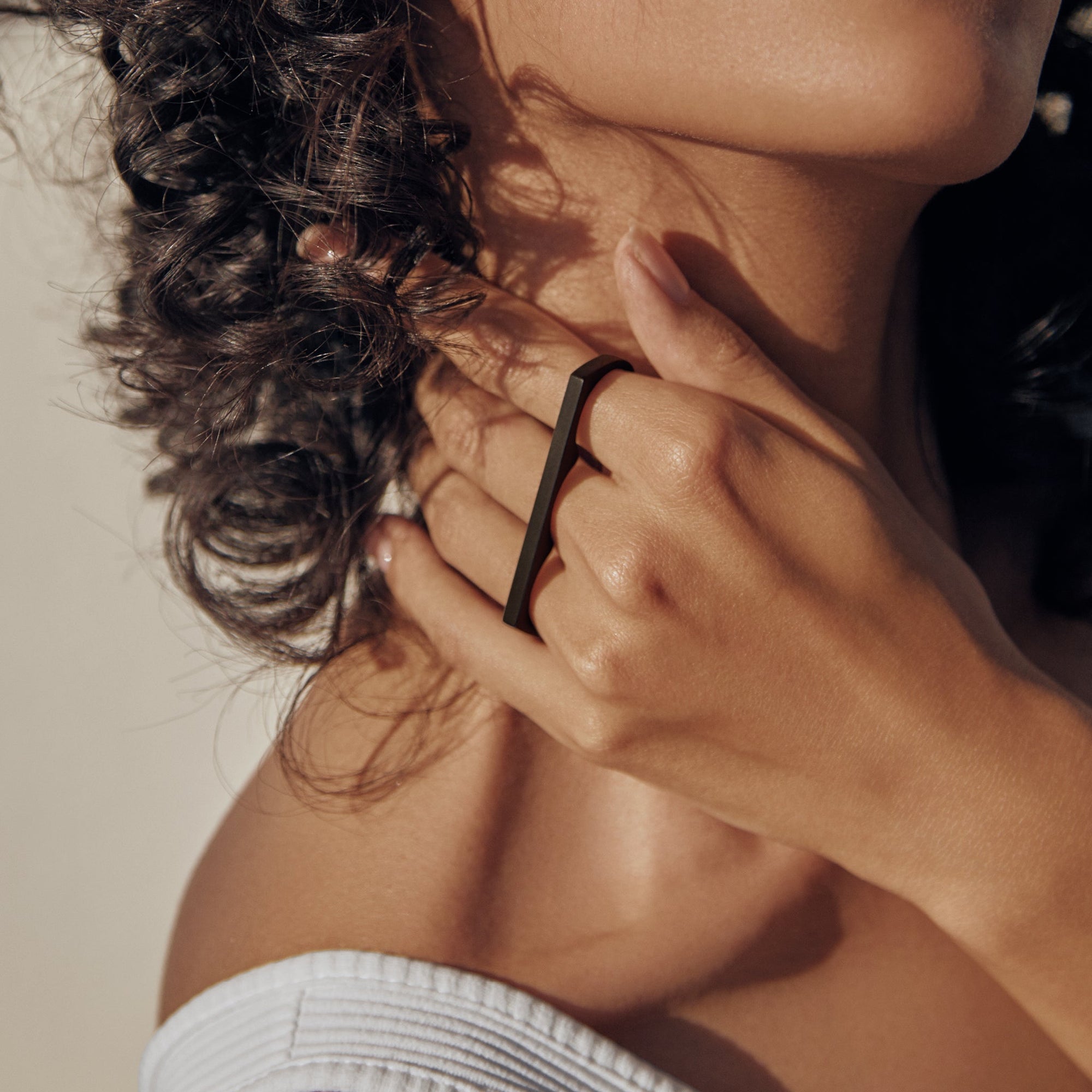 Singular Ring | Brass | Matte Black