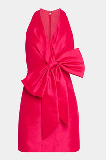 ONE33 SOCIAL | The Amira Hot Pink Bow Mini Cocktail Dress | Pink