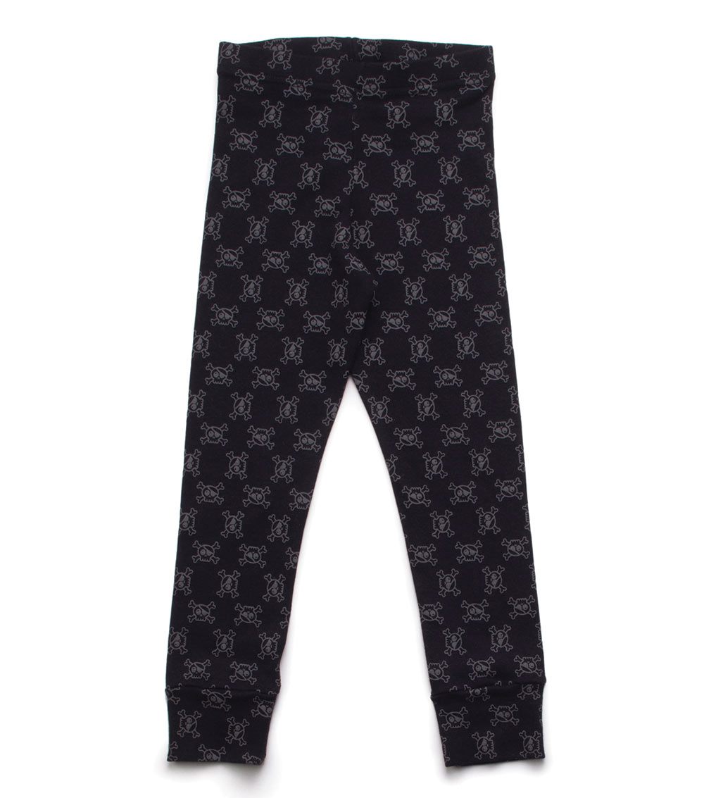 Kid | All Over Skull Leggings | Black