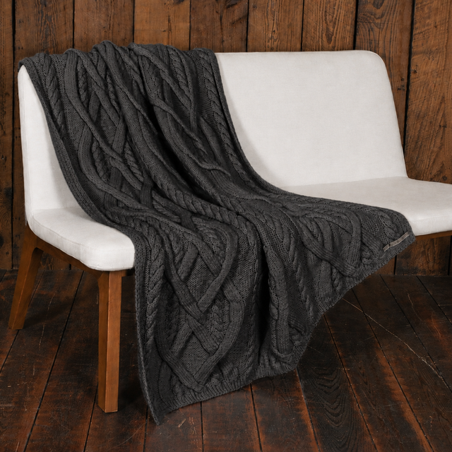 Buckley Throw | Charcoal