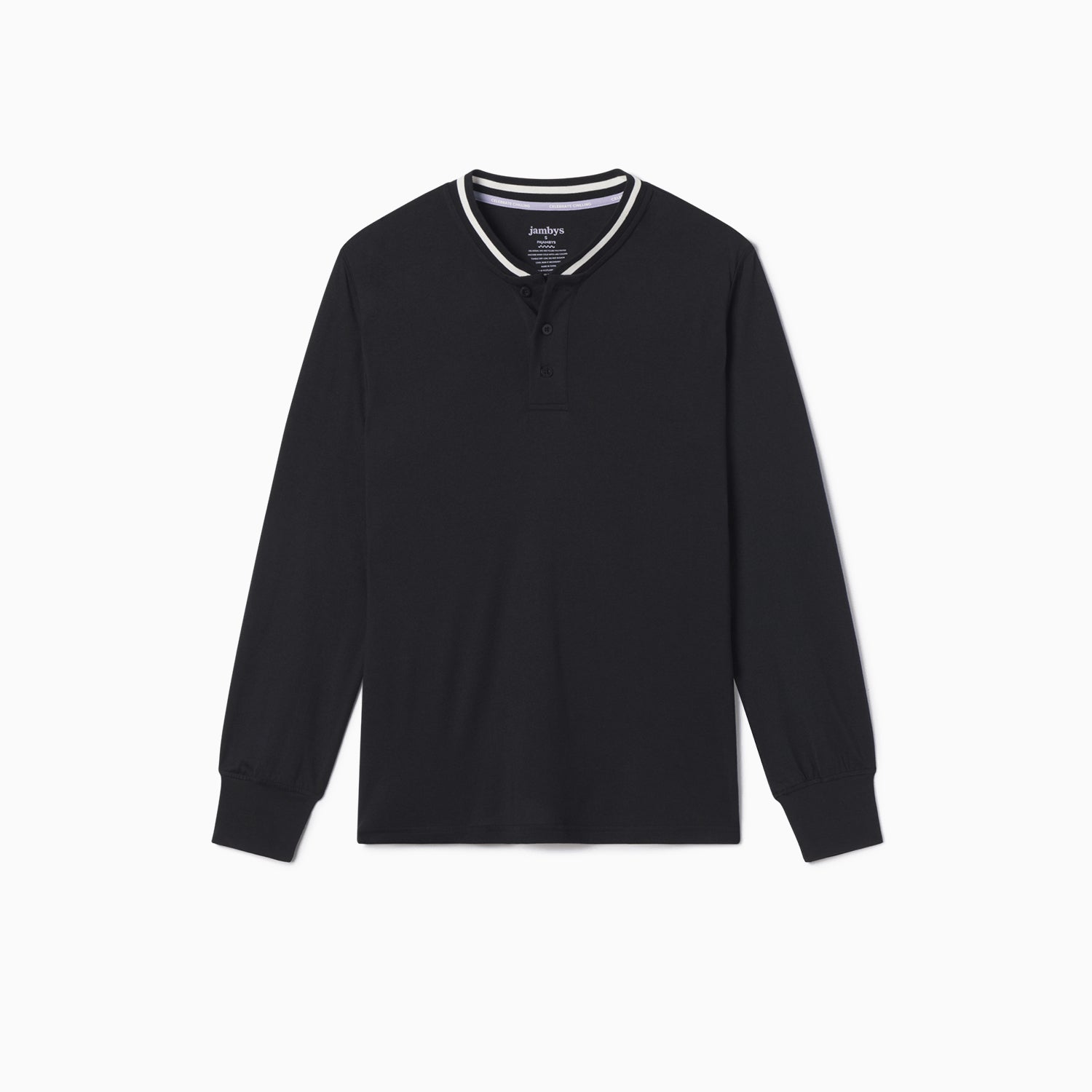 Modal Jersey Pajama Top | Black