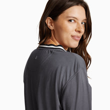 Featherweight Modal Pajama Top | Gray/Black