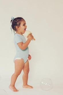 Kids | Short Sleeve One Piece | Powder Blue