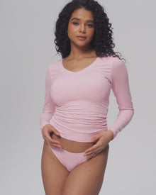 Seamless Cheeky Panty | Oat Milk