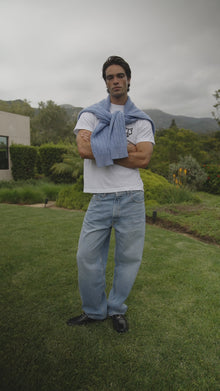 Mens | Signature Baggy Denim Jean | Light Blue