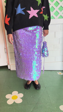 Luca Bag | Lilac Paillette