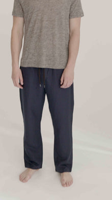 Mens | Shaun Linen Polo | Heather Grey