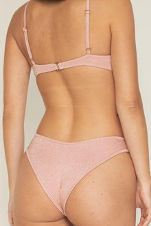 Lulu Bikini Bottom | Prima Pink Sparkle