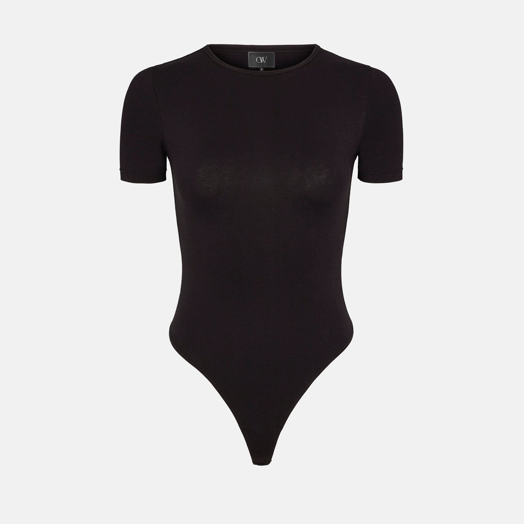 OW Collection ROSA Bodysuit Bodysuit 002 - Black Caviar