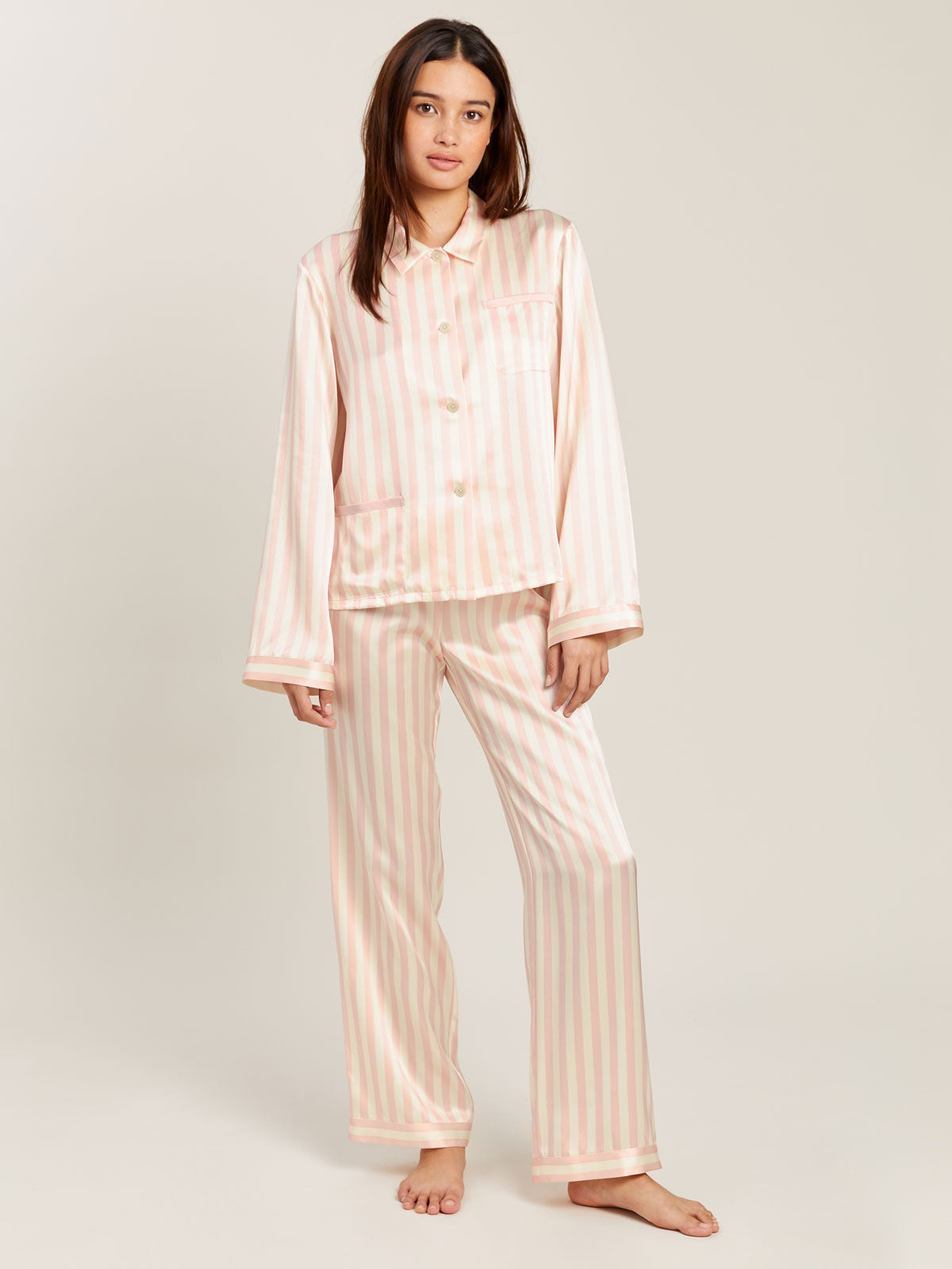 Chantal Pant in Petal Stripe by Morgan Lane