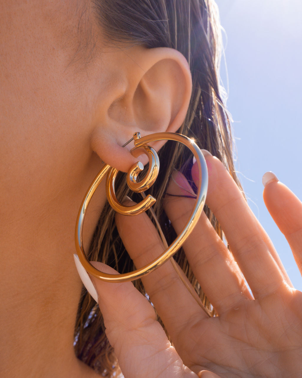Shell Beach Earrings | Sivan Ayla x Luv Aj | 18K Gold Plated