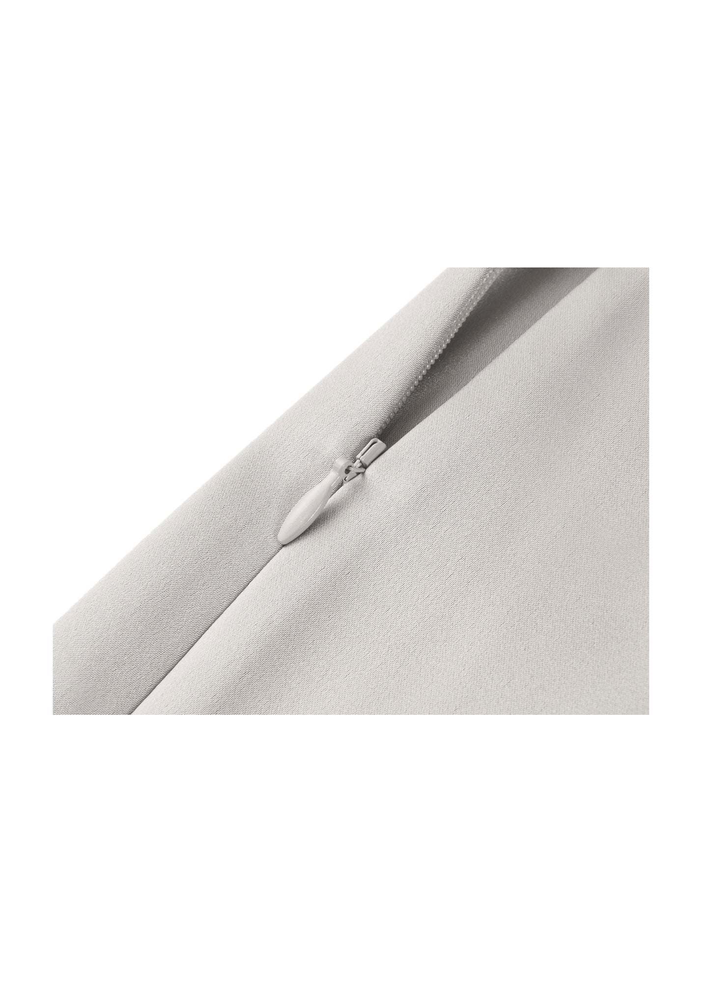 slim midi skirt | Grey